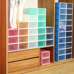 Stackable Shoe Storage Boxes - Transparent Front 6 or 10-Piece Set