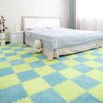 Interlocking Plush Floor Mats - EVA Foam 30 X 30 Cm, 12/16 Pack
