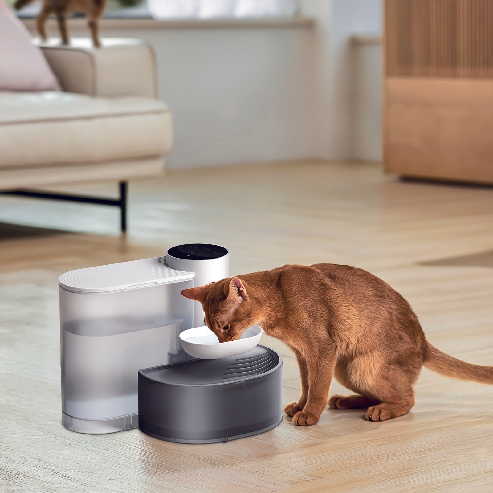 Rechargeable Cat Fountain of 3 Litre without Filter