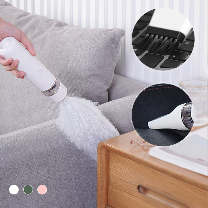 Rechargeable 2-In-1 Electric Duster and Vacuum