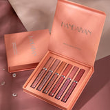 6-Colour Matte Liquid Lipstick Set for Everyday Beauty Care