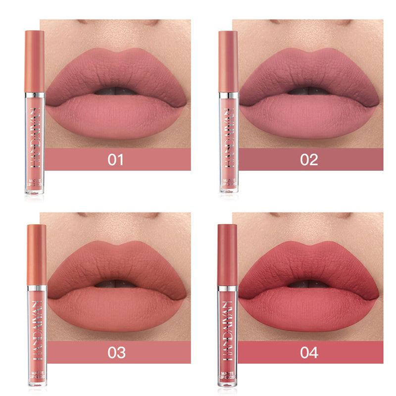 6-Colour Matte Liquid Lipstick Set for Everyday Beauty Care