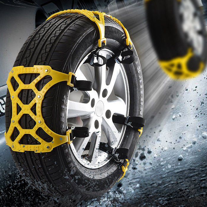 Anti Slip Snow Chains for SUV Car, 6 Pcs