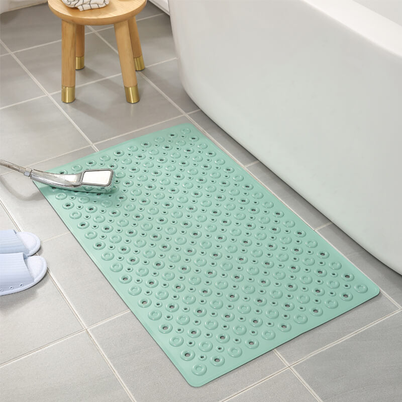 Slip Bath Mat - PVC Shower Mat with Suction Cups
