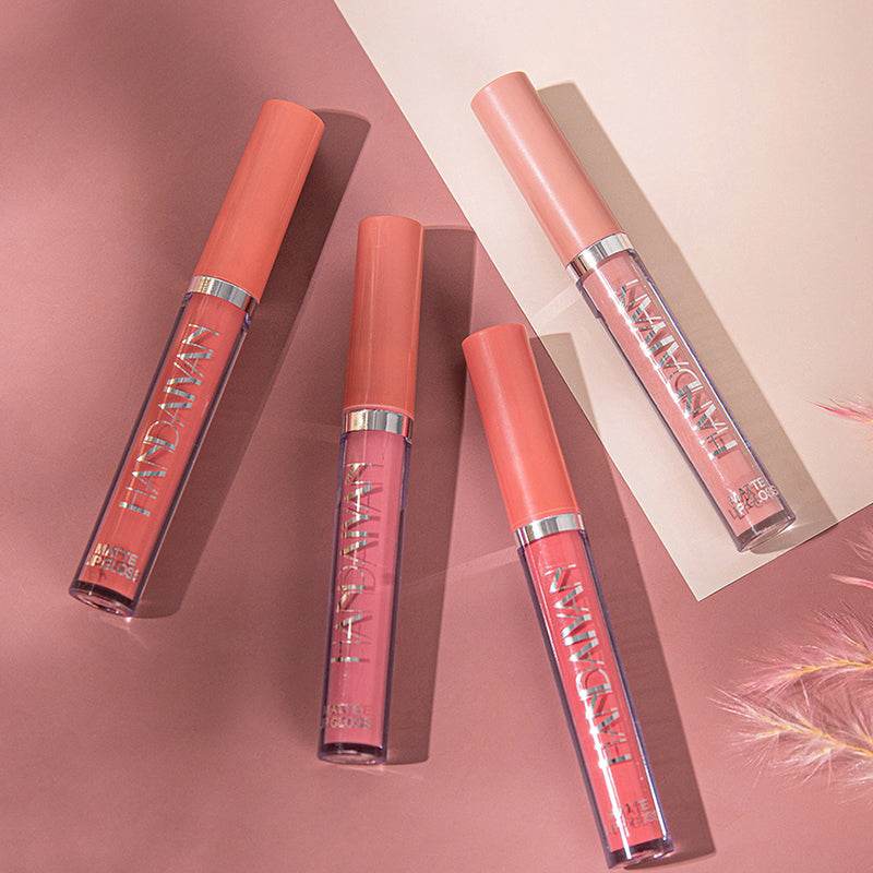 6-Colour Matte Liquid Lipstick Set for Everyday Beauty Care