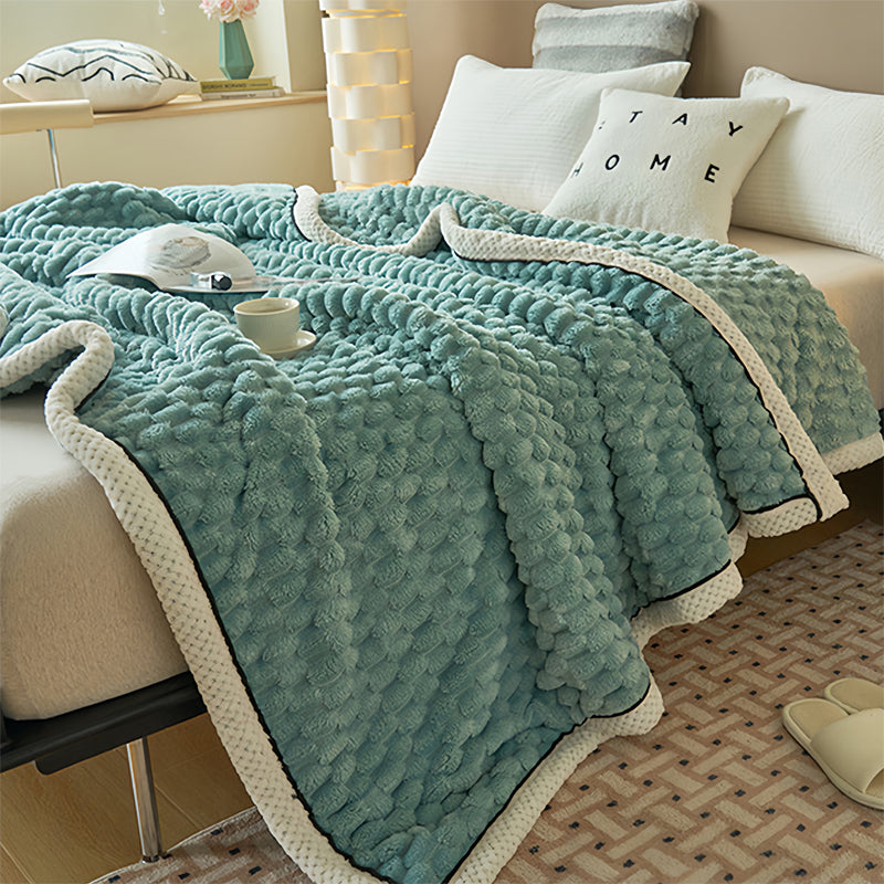 3D Turtle Shell Throw Blanket - Soft Polyester in 4 Sizes
