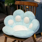 Cat Paw Chair Cushion - Reversible Plush Seat Pad
