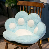 Cat Paw Chair Cushion - Reversible Plush Seat Pad