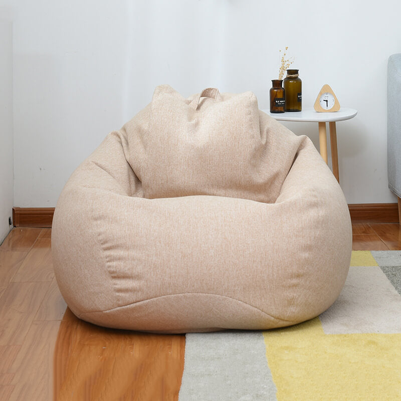 Bean Bag Chair Cover - Cotton Linen with Inner Lining Bag