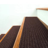 Adhesive Stair Treads - Polyester Anti-Slip Carpet Pack