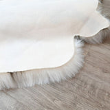 Faux Sheepskin Area Rug - Acrylic Fur with Suede Backing