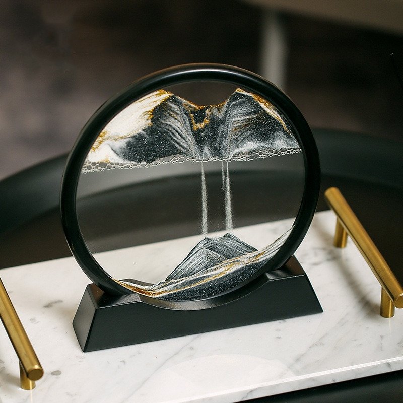 3D Flowing Sand Art Decorative Display