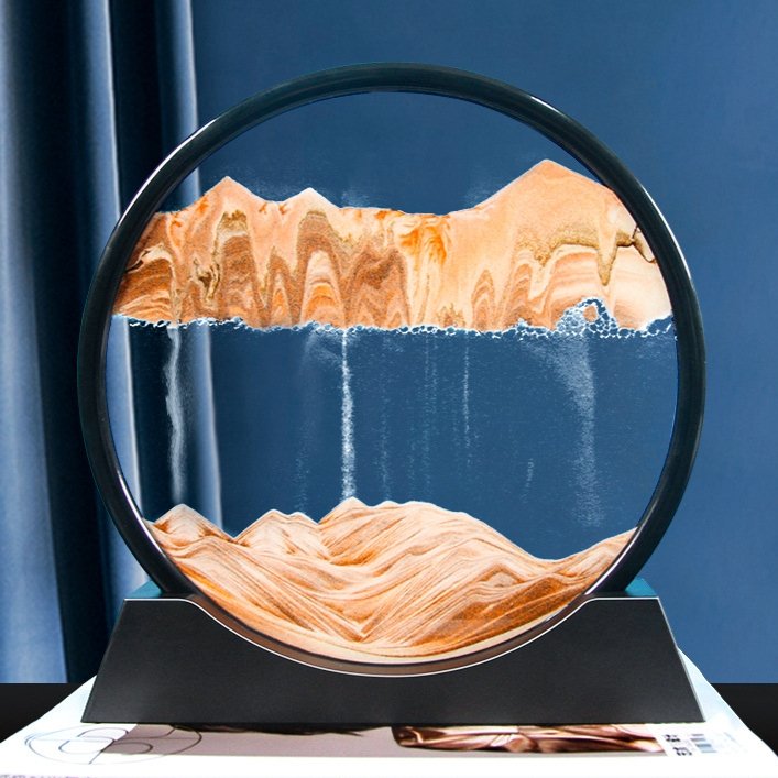 3D Flowing Sand Art Decorative Display