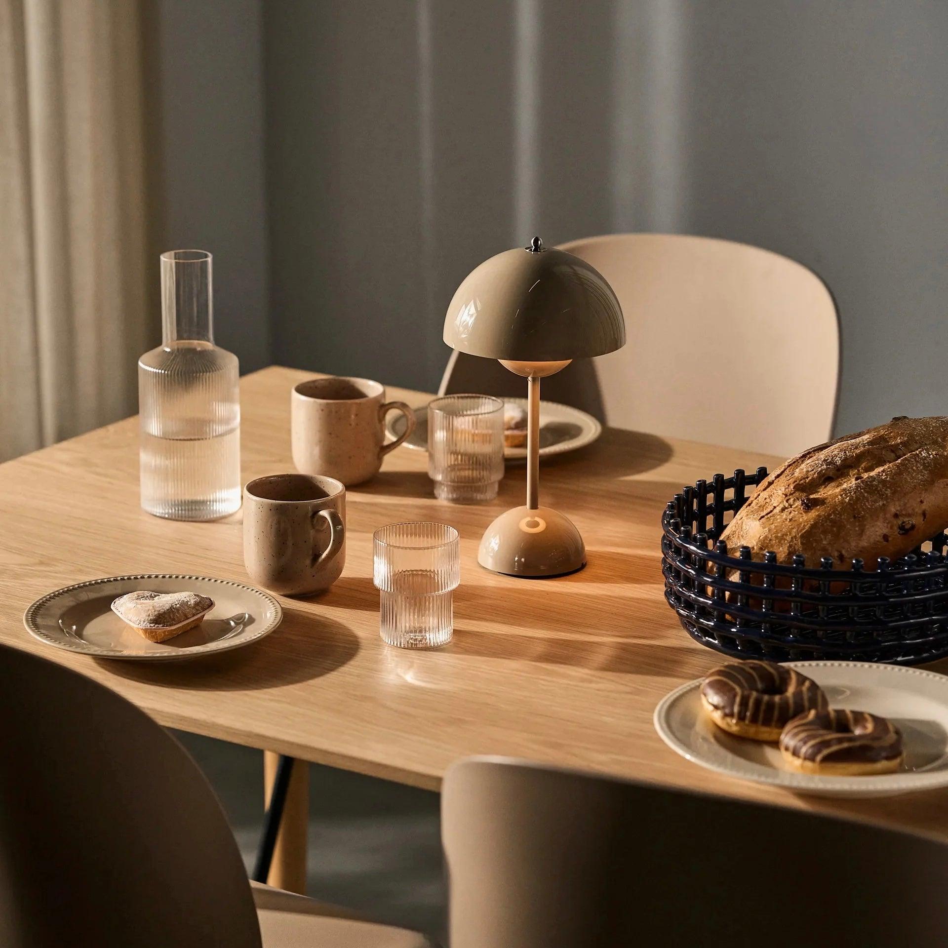 Cordless Table Lamp With Adjustable Light