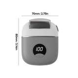 Rechargeable Electric Foot File with LCD Display