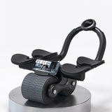 Elbow Support Ab Roller With Phone Holder