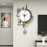Decorative Wall Clock - Iron Frame Silent Sweep