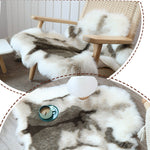 Faux Sheepskin Area Rug - Acrylic Fur with Suede Backing
