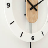 Solid Wood Wall Clock - Silent Sweep Pendulum