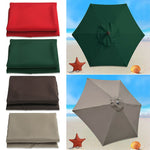 Patio Umbrella Replacement Canopy Cover for Outdoor and Garden Use