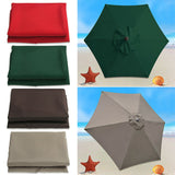 Patio Umbrella Replacement Canopy Cover for Outdoor and Garden Use