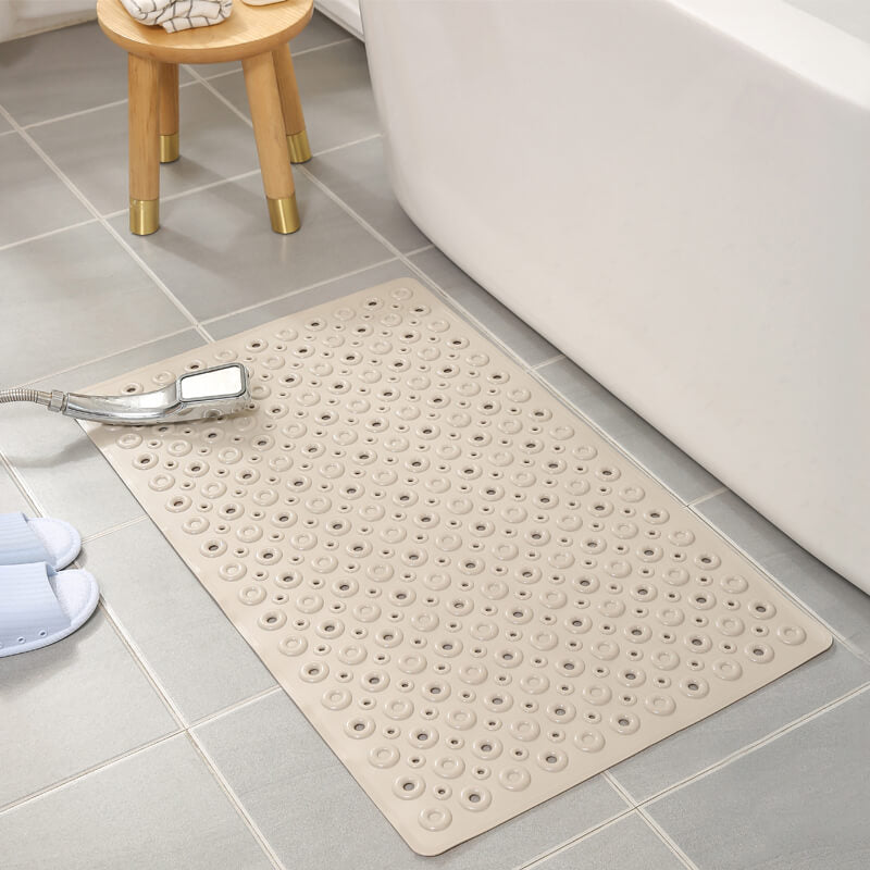 Slip Bath Mat - PVC Shower Mat with Suction Cups