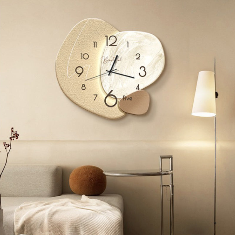 Irregular Wall Clock - Nordic Geometric Design
