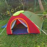 Inflatable Camping Mat with Pillow for Outdoor and Garden Use
