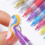 12-Colour Nail Art Drawing Pen Set