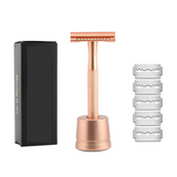 5-Blade Manual Razor with Replaceable Cartridges