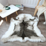 Faux Sheepskin Area Rug - Acrylic Fur with Suede Backing