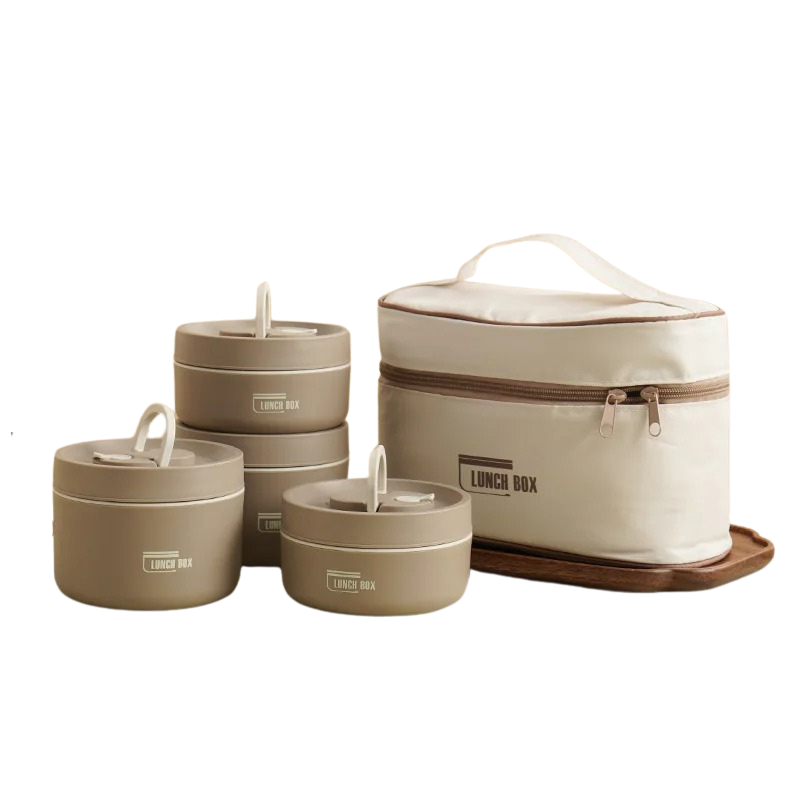 Stainless Steel Lunch Box Set for Everyday Kitchen Use
