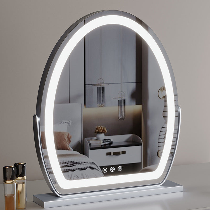 Oval LED Vanity Mirror - 3 Light Modes with Touch Dimming