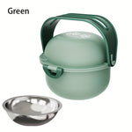 Foldable Double Food- and Water Bowl with Adjustable Height