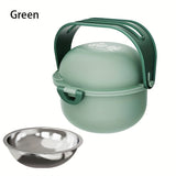 Foldable Double Food- and Water Bowl with Adjustable Height