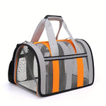 Foldable Soft Pet Carrier With Zipper Closure
