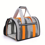 Foldable Soft Pet Carrier With Zipper Closure