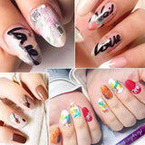 12-Colour Nail Art Drawing Pen Set