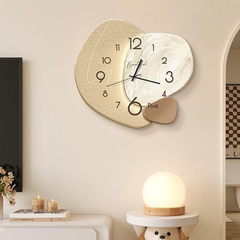 Irregular Wall Clock - Nordic Geometric Design