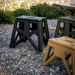 Outdoor Plastic Folding Step Stool for DIY and Repair Tasks