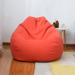 Bean Bag Chair Cover - Cotton Linen with Inner Lining Bag