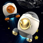 Rocket Piggy Bank - Lock and Key Money Box