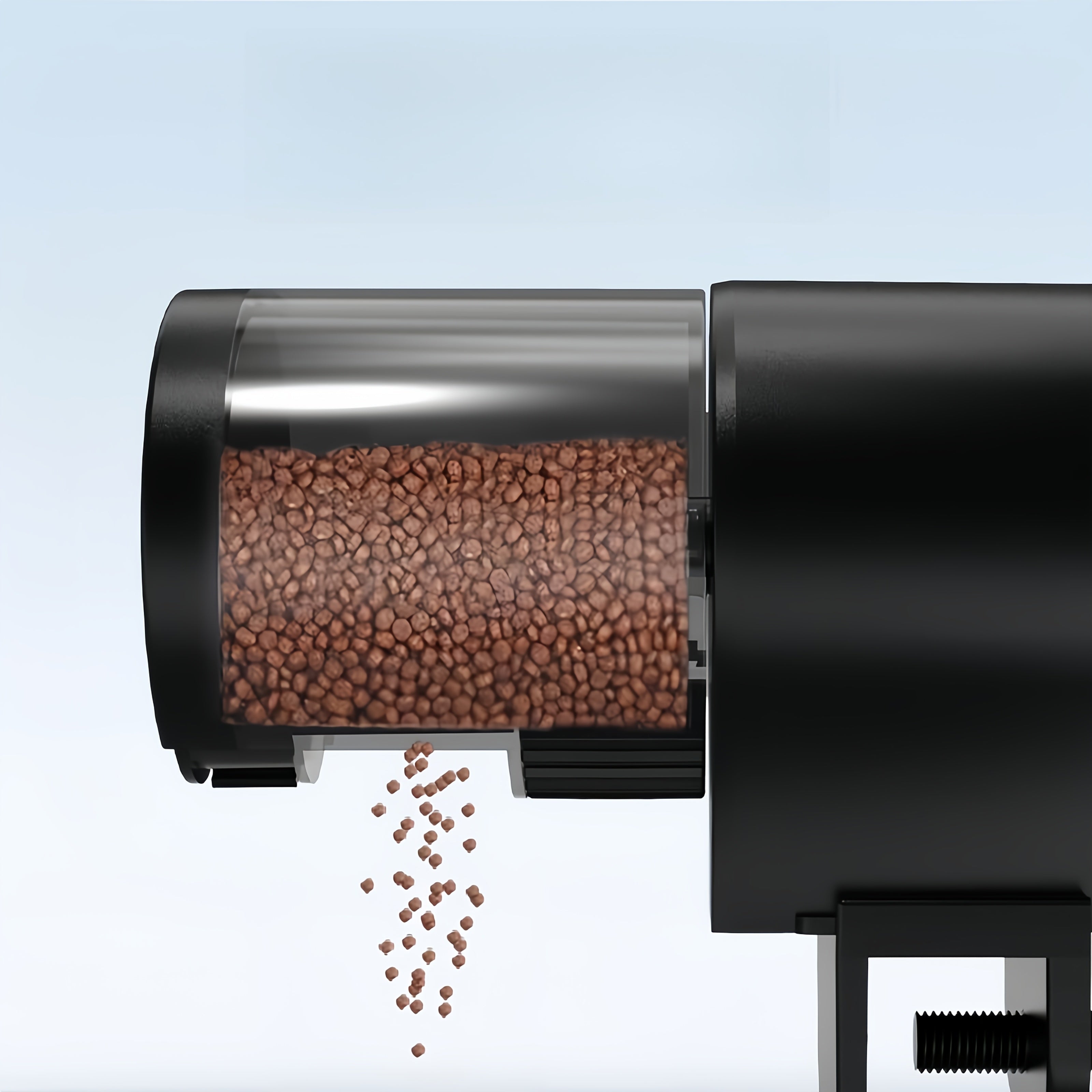 Automatic Battery-Powered Fish Feeder for Aquariums