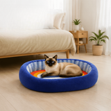 Round Sisal Rope Cat Scratcher Bed With Wooden Stand