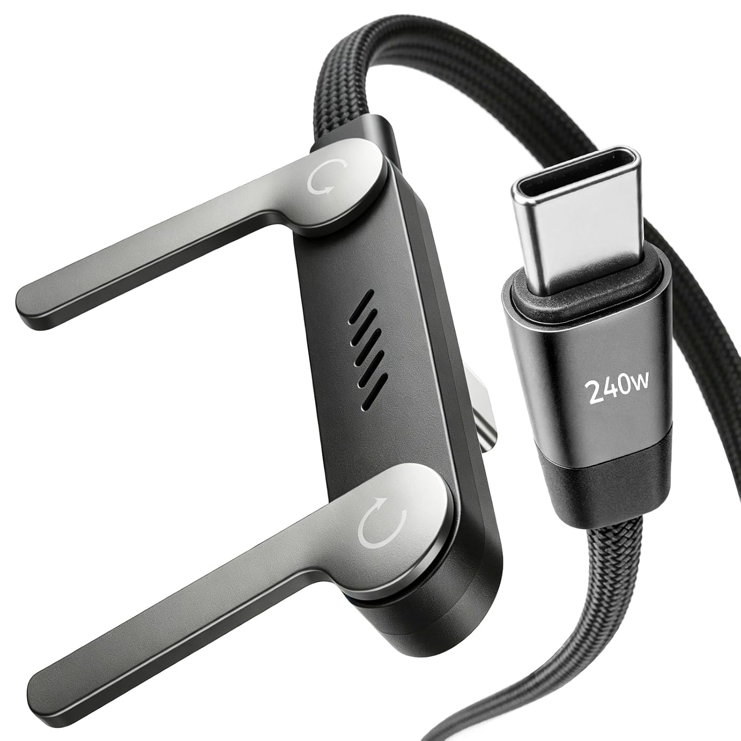 Charging Cable with Invisible Stand - USB-C & Lightning