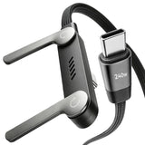 Charging Cable with Invisible Stand - USB-C & Lightning