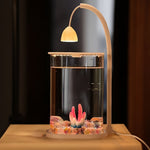 Rimless LED-Aquarium for Table with USB Power