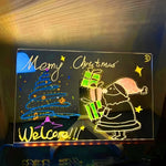 USB LED Reusable Message Board with Markers