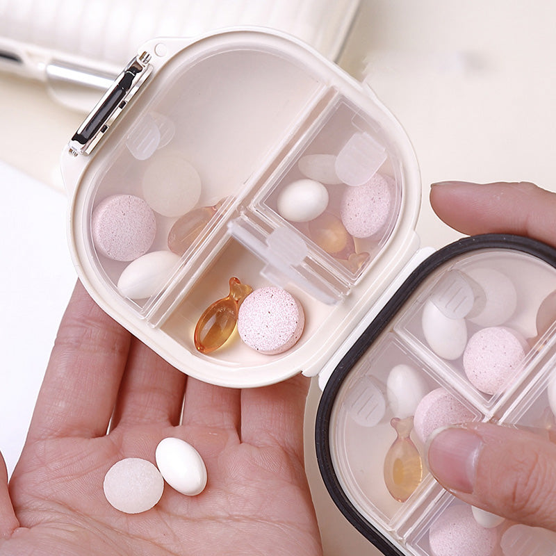 Portable 7-Compartment Daily Pill Organiser for Everyday Home Organisation
