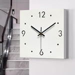 Sided Corner Wall Clock - Metal Sweep Design